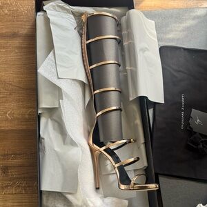 Giuseppe Zanotti Super Harmony Gold Heels